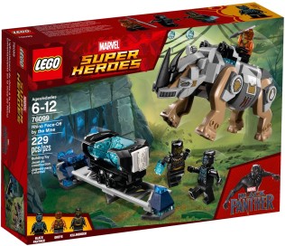 LEGO 76099 Marvel Black Panther Rhino Face- Off by the the mine 2